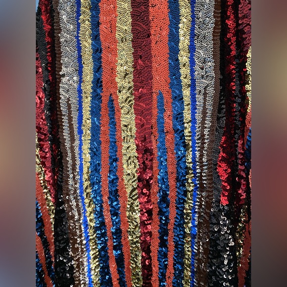 Zara Limited Edition Multi-Colored Sequin Maxi Skirt - Picture 11 of 12